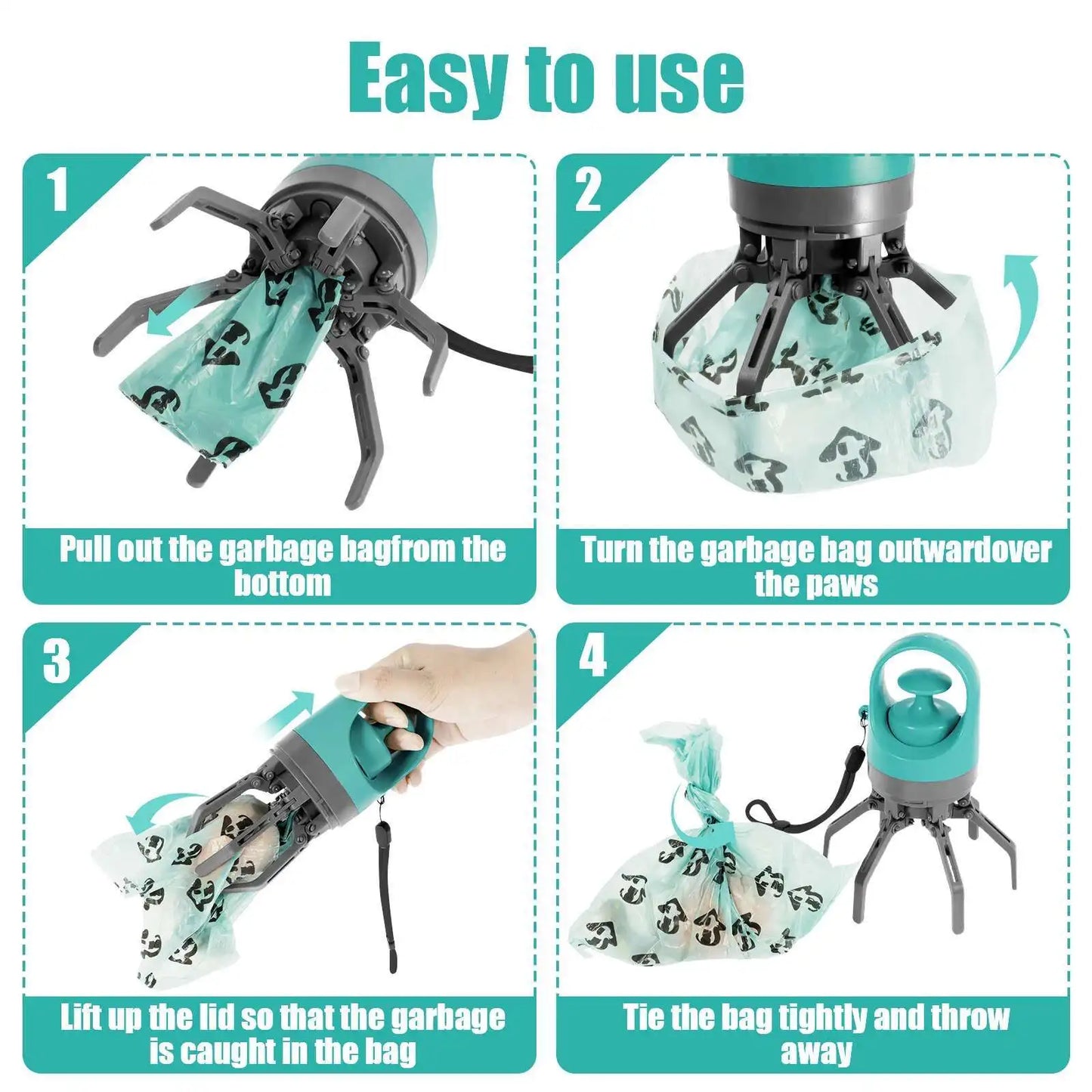 PoochScoop™ - Portable Dog Pooper Scooper Outdoor Pet Waste Grabber