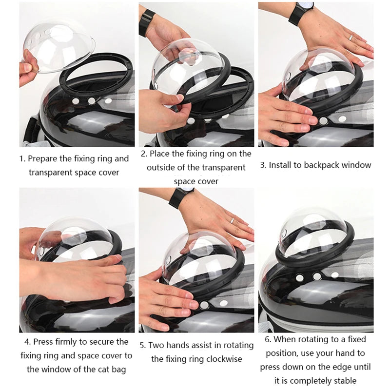PetNOVA™ - Transparent Portable Pet Backpack