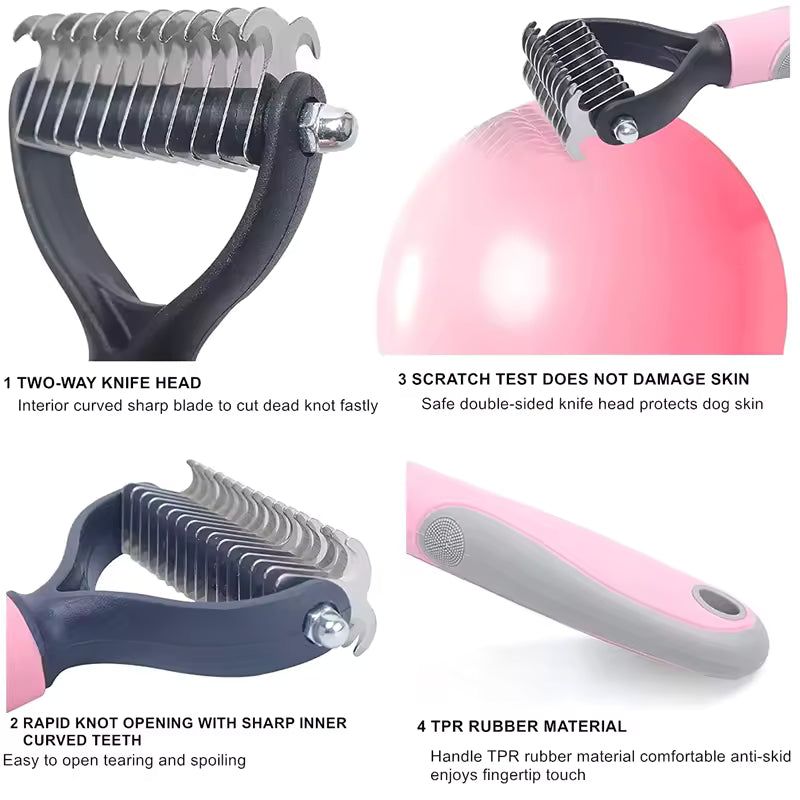 SheddiPro™ – Professional Pet Deshedding Brush