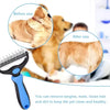 SheddiPro™ – Professional Pet Deshedding Brush