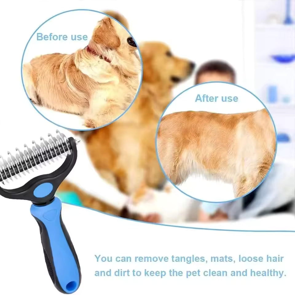 SheddiPro™ – Professional Pet Deshedding Brush