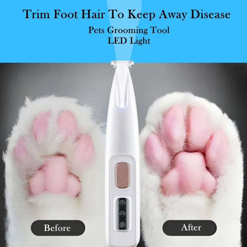 GlowTrim™ – Precision Pet Trimmer with LED Light