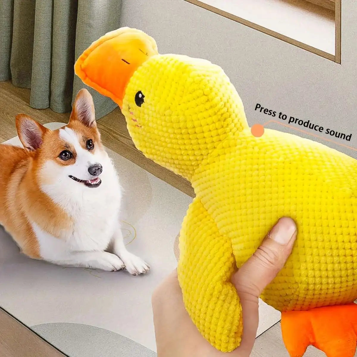 ChompQuack™ - Interactive Dog Toy Stomping Duck Bite