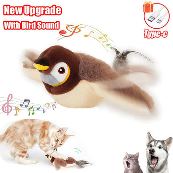 Flappy Chirp™ Flying Bird Cat Toy Interactive