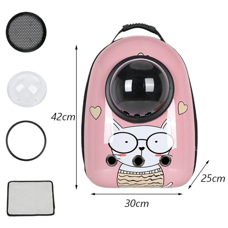 WhiskerTote™ - Cartoon Cat Carrier Backpack