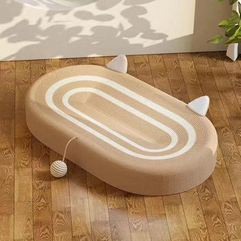 PawLuxe™ High quality Oval Cat Scratcher Nest