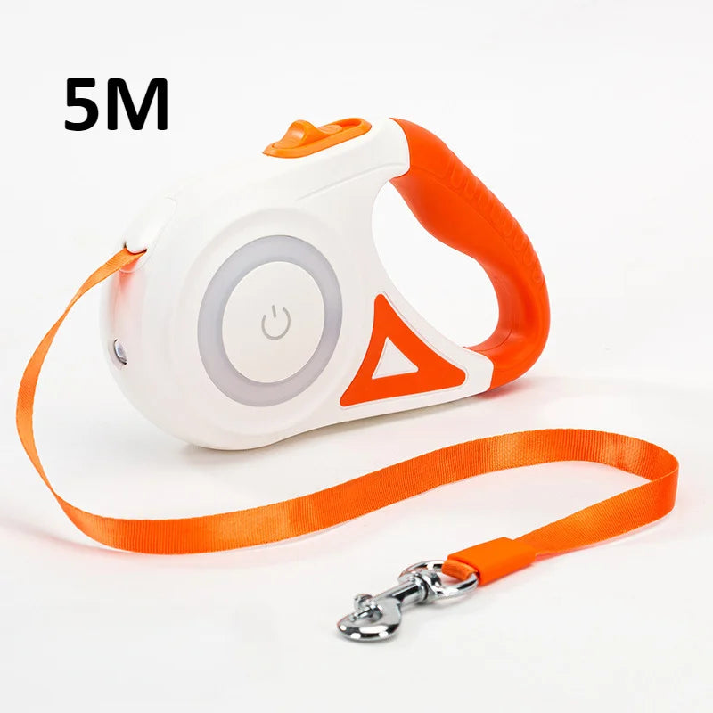 GlowTrek™ - Retractable LED Leash