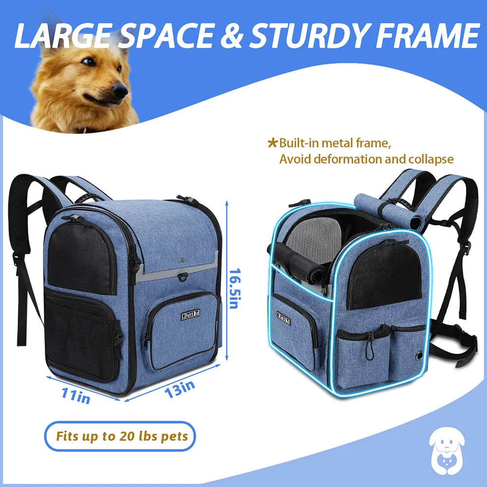 PupPorter™ - Pet Carrier Bag Double Shoulder Backpack