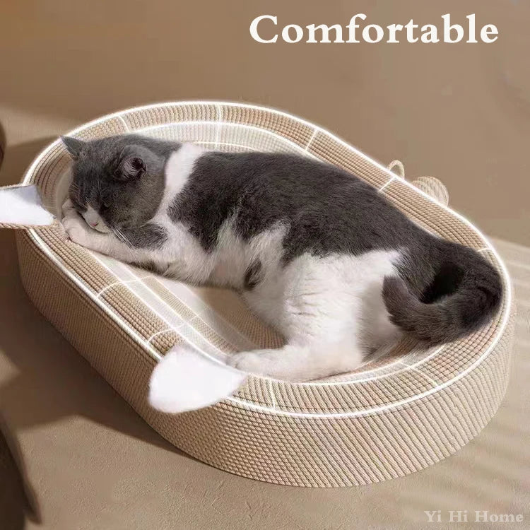 PawLuxe™ High quality Oval Cat Scratcher Nest