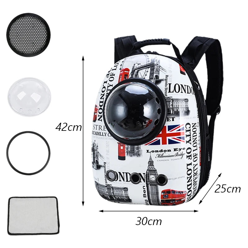 WhiskerTote™ - Cartoon Cat Carrier Backpack