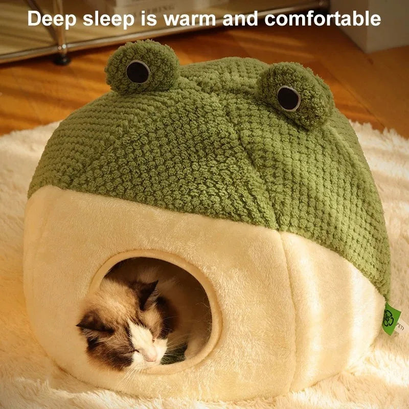 CuddleCove™ - Pets Warm Bed Fluffy Habitats