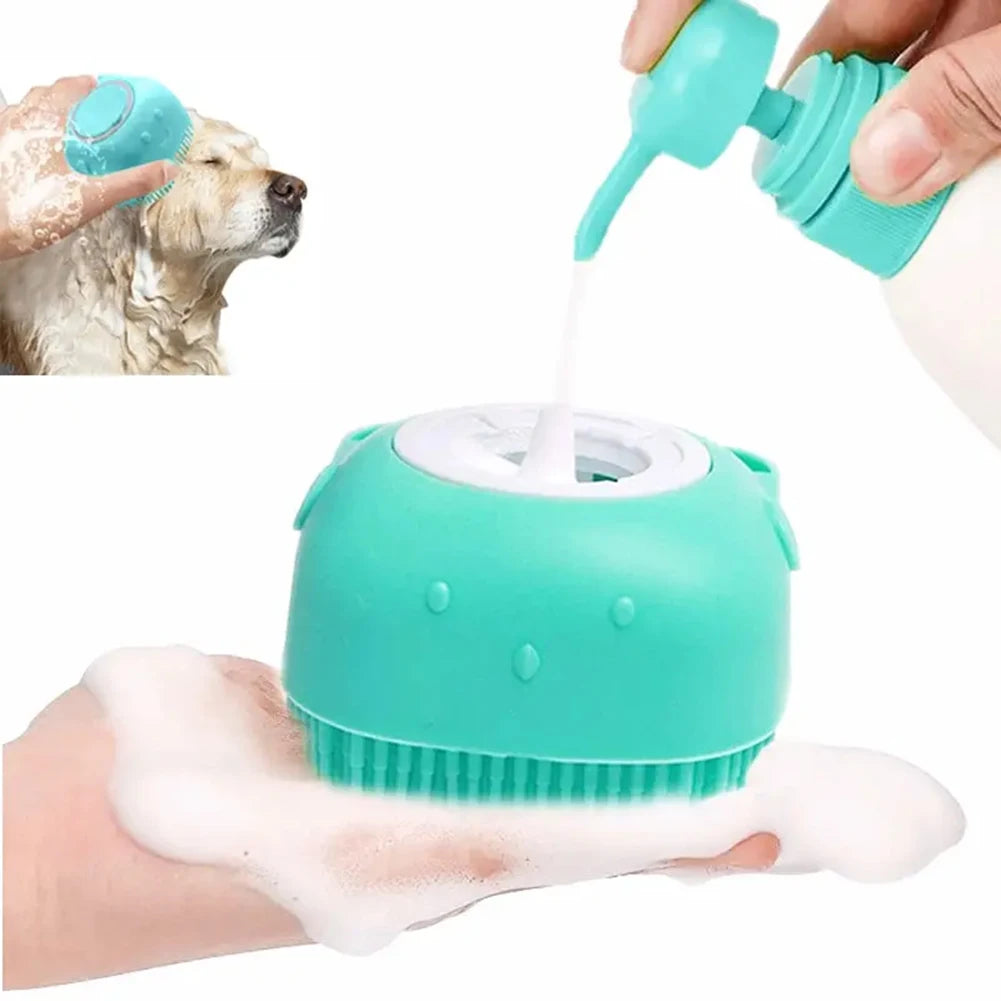 FurrySpa™ Silicone Pet Grooming & Bath Brush