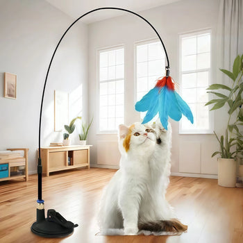FeatherFrenzy™ - Cat Feather Teaser Toy