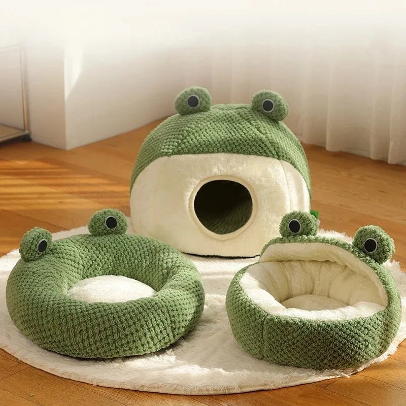 CuddleCove™ - Pets Warm Bed Fluffy Habitats
