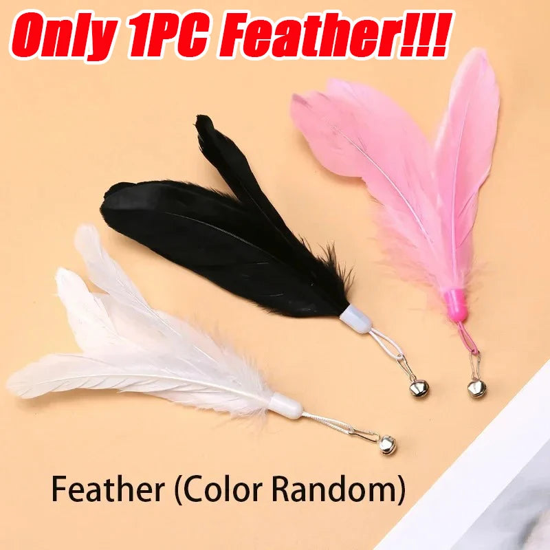 FeatherFrenzy™ - Cat Feather Teaser Toy