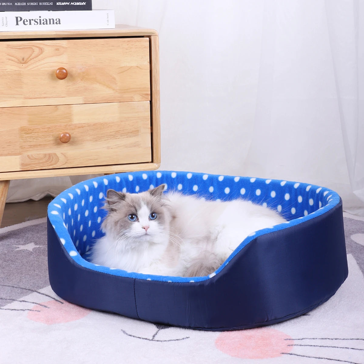 BaskiPaws™ - Pets Basket Bed