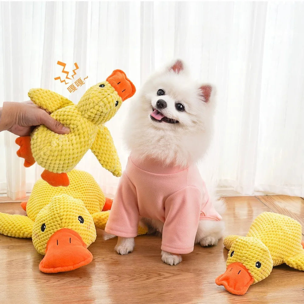 ChompQuack™ - Interactive Dog Toy Stomping Duck Bite
