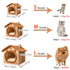 CozyCave™ - Foldable Pet House Cave Beds