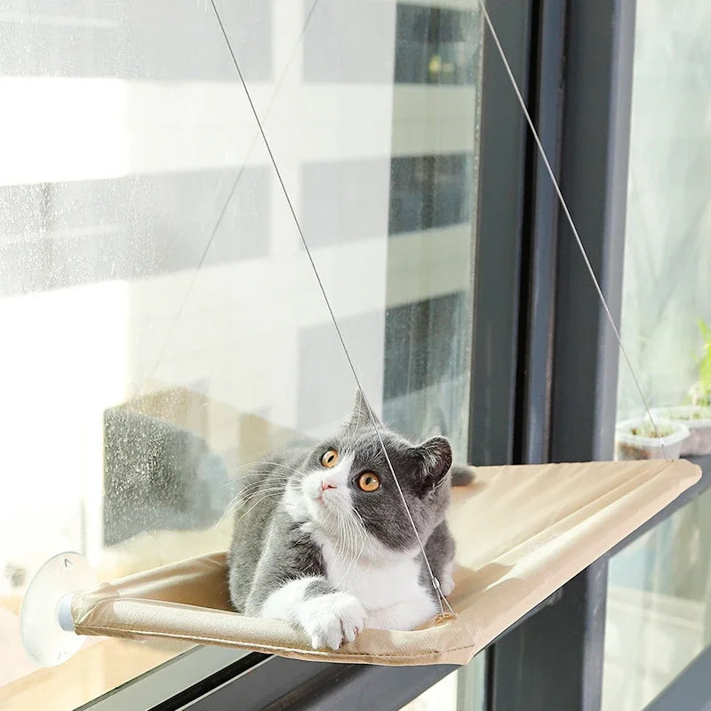 PurrGaze™ - Pet Cat Hammock Hanging Bed