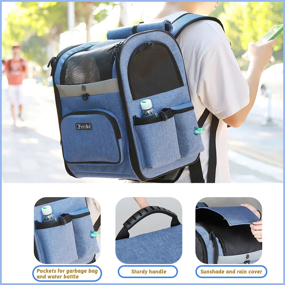 PupPorter™ - Pet Carrier Bag Double Shoulder Backpack