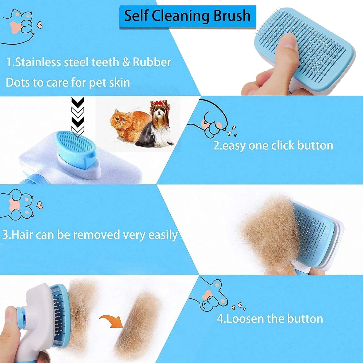SheddyBuddy™ Dog Hair Remover Brush