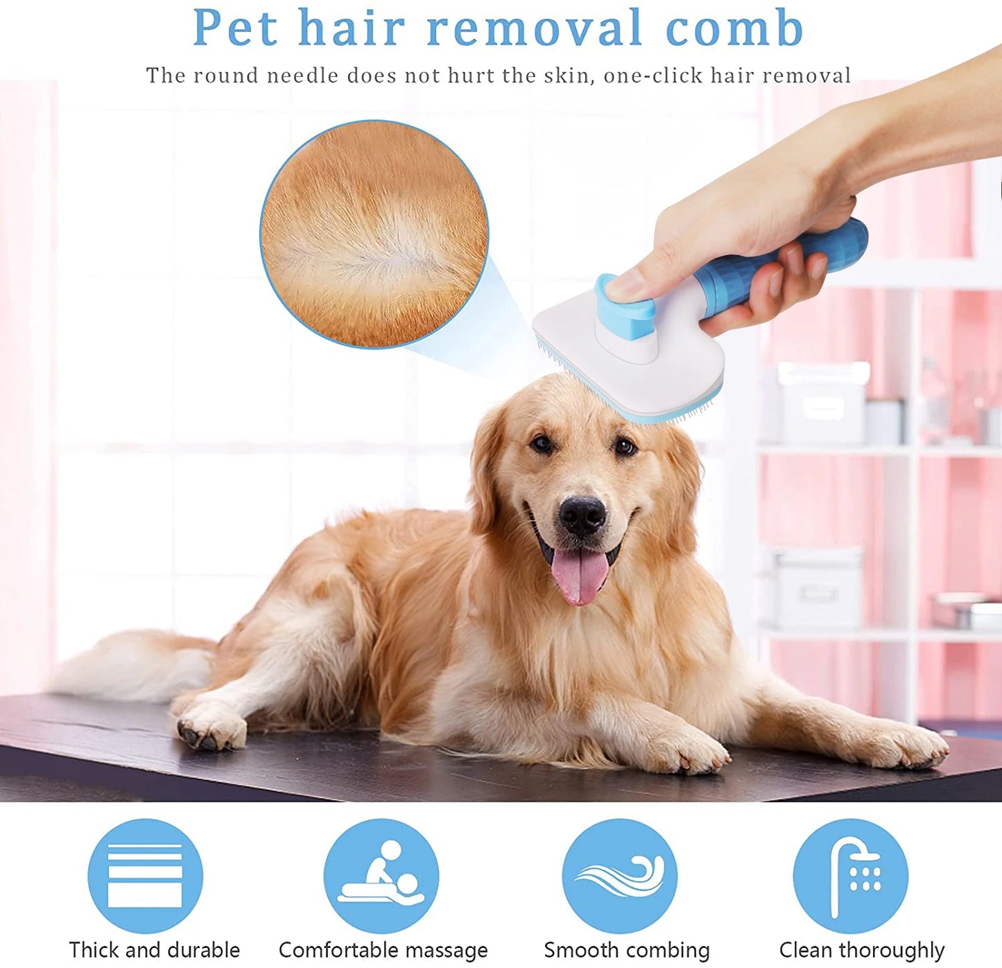 SheddyBuddy™ Dog Hair Remover Brush