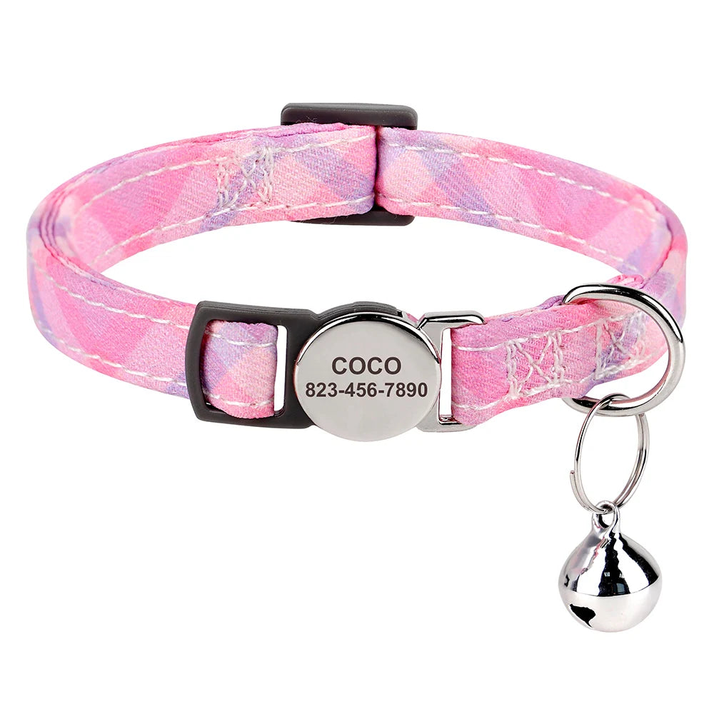 Velora™ - Personalized Engraved Nylon Cat Collar