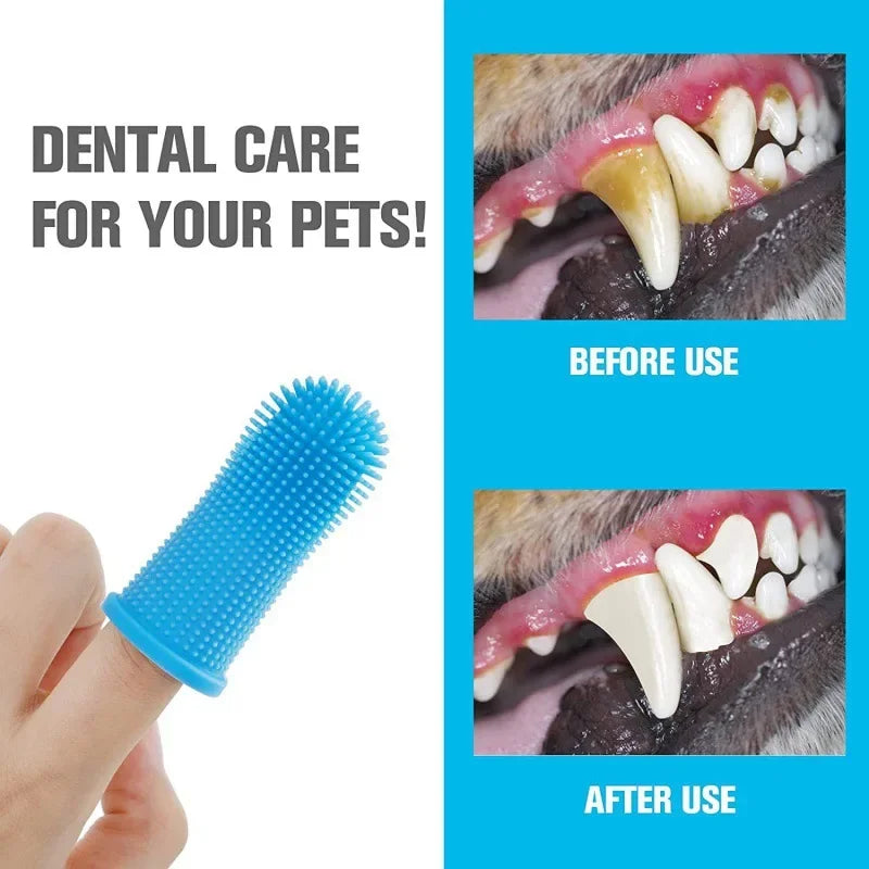 Pet ToothTails™ Non-Toxic Pet Finger Toothbrush